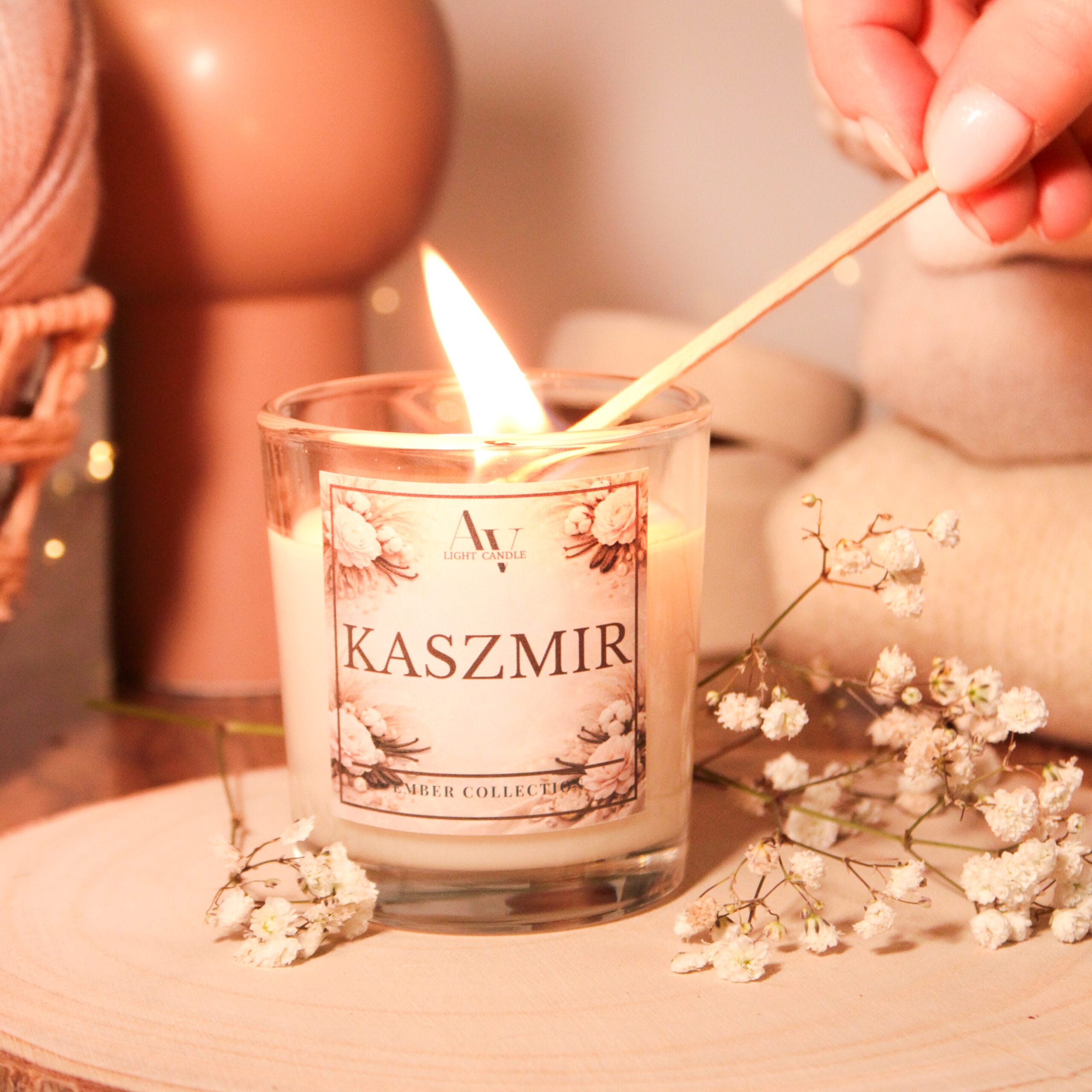 Kaszmir - Świeca Sojowa-130ml