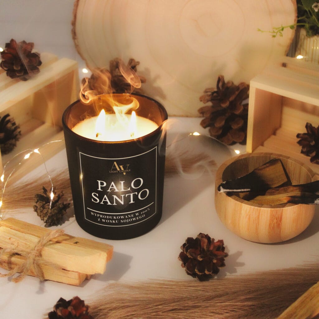 Świeca sojowa Palo Santo z kolekcji Lumor – 280 ml, AV Light Candle