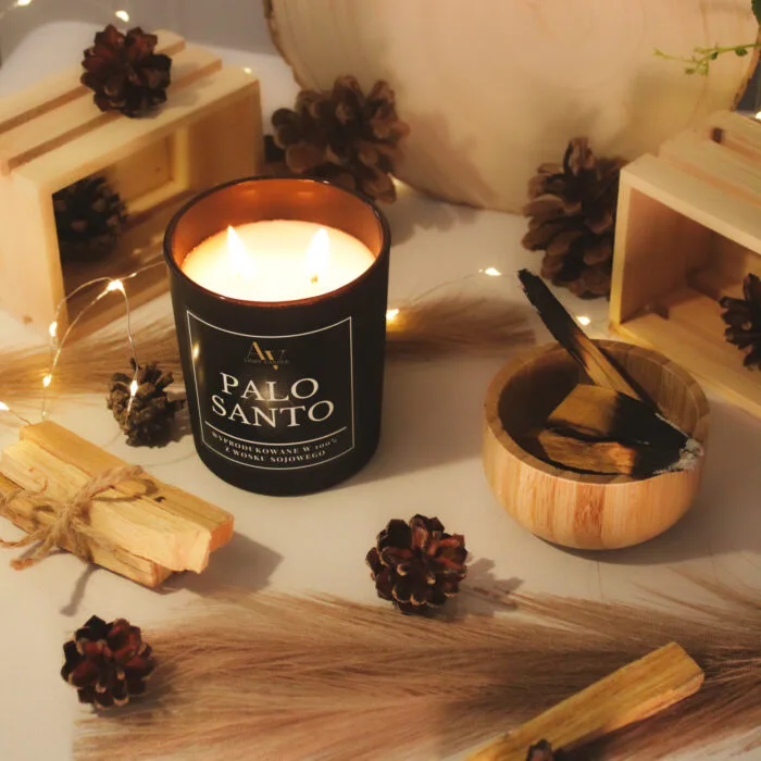 Zapalona świeca Palo Santo Lumor 280 ml – AV Light Candle