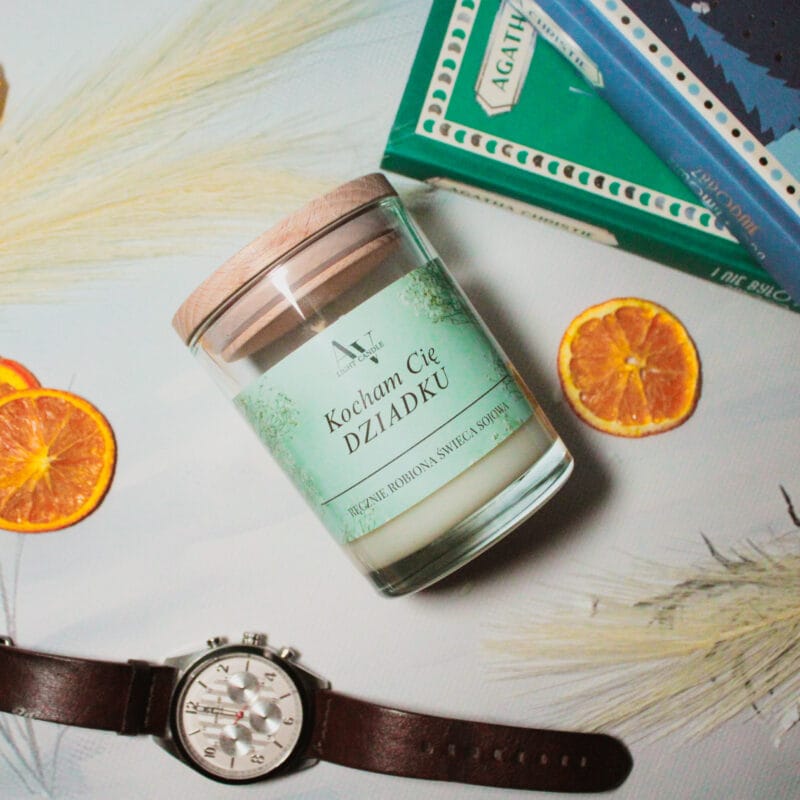 Kocham Cię DZIADKU - Świeca Sojowa - 200ml